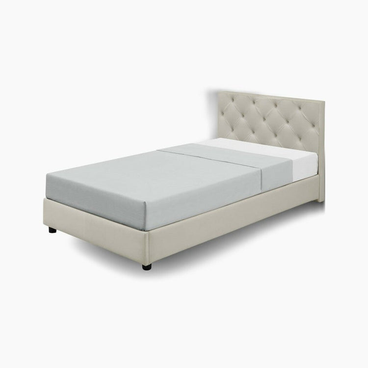 Fabric Bed Frame Roderich Square - ベッドフレーム - 2