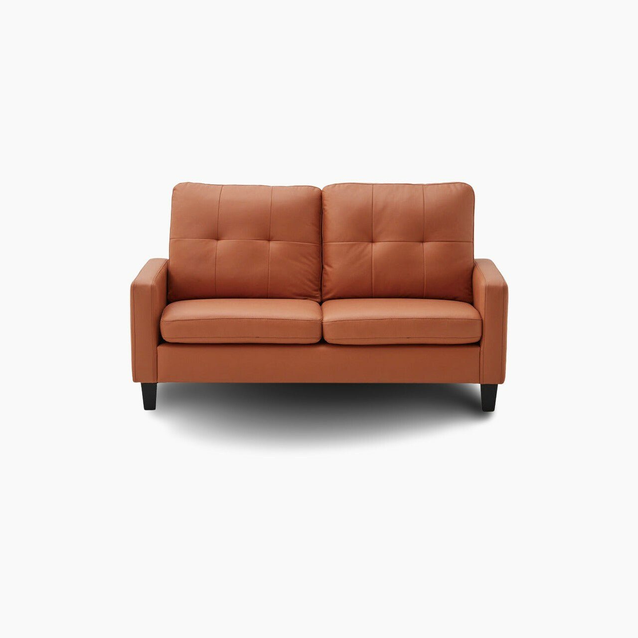 Leather Fabric Sofa Griffin 2P