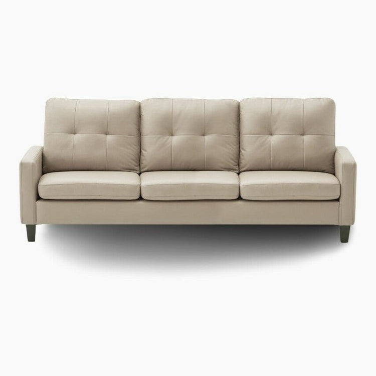 Leather Fabric Sofa Griffin 3P - カジュアルソファ - 1
