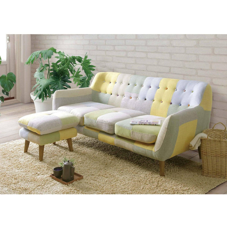 Patchwork Sofa Yolanda 3P - カジュアルソファ - 4531833090525 - 9