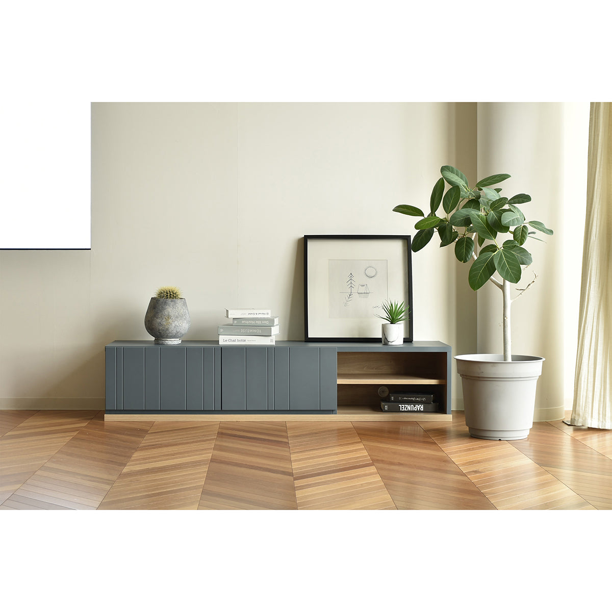 テレビボードTV Board ROMO 160GART ガルトkaguaroo 1