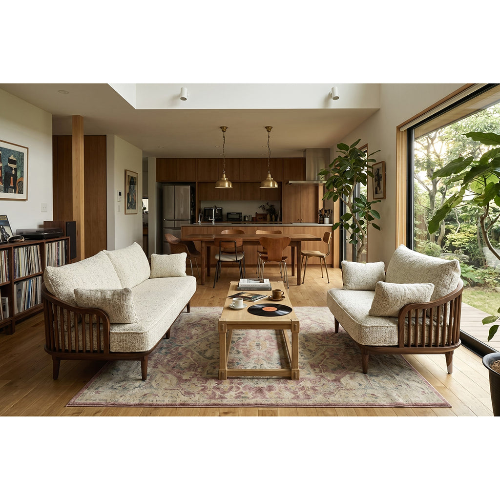 ラウンジソファLounge Sofa REUNI 1P BE/BRGART ガルトkaguaroo 2