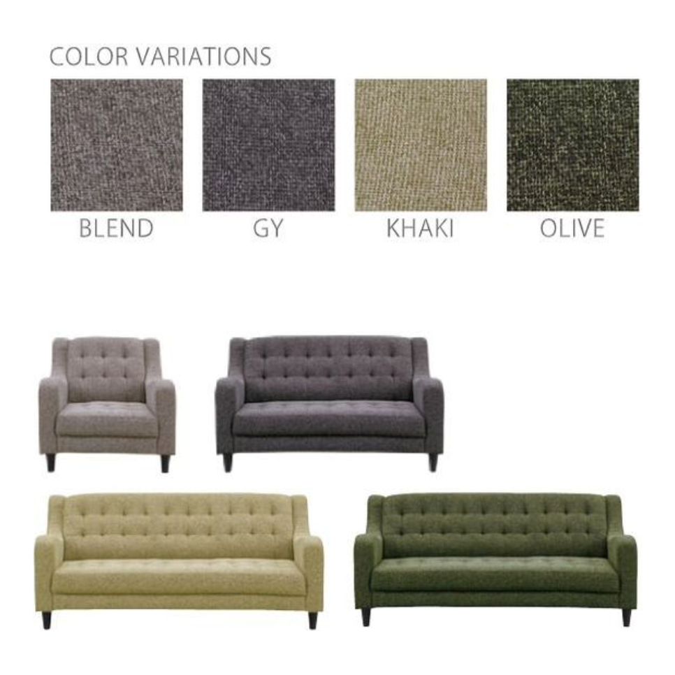 Fablic Sofa Patti 3P