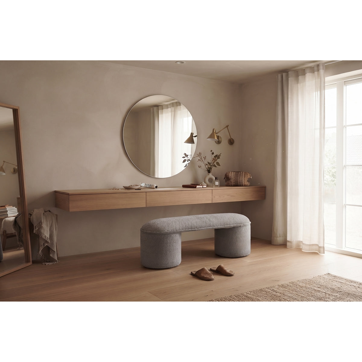ダイニングベンチDining Bench OVALE 115GART ガルトkaguaroo 3