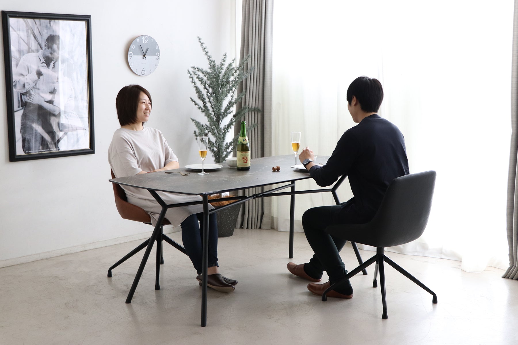 Ceramic Table 170 Darkstone