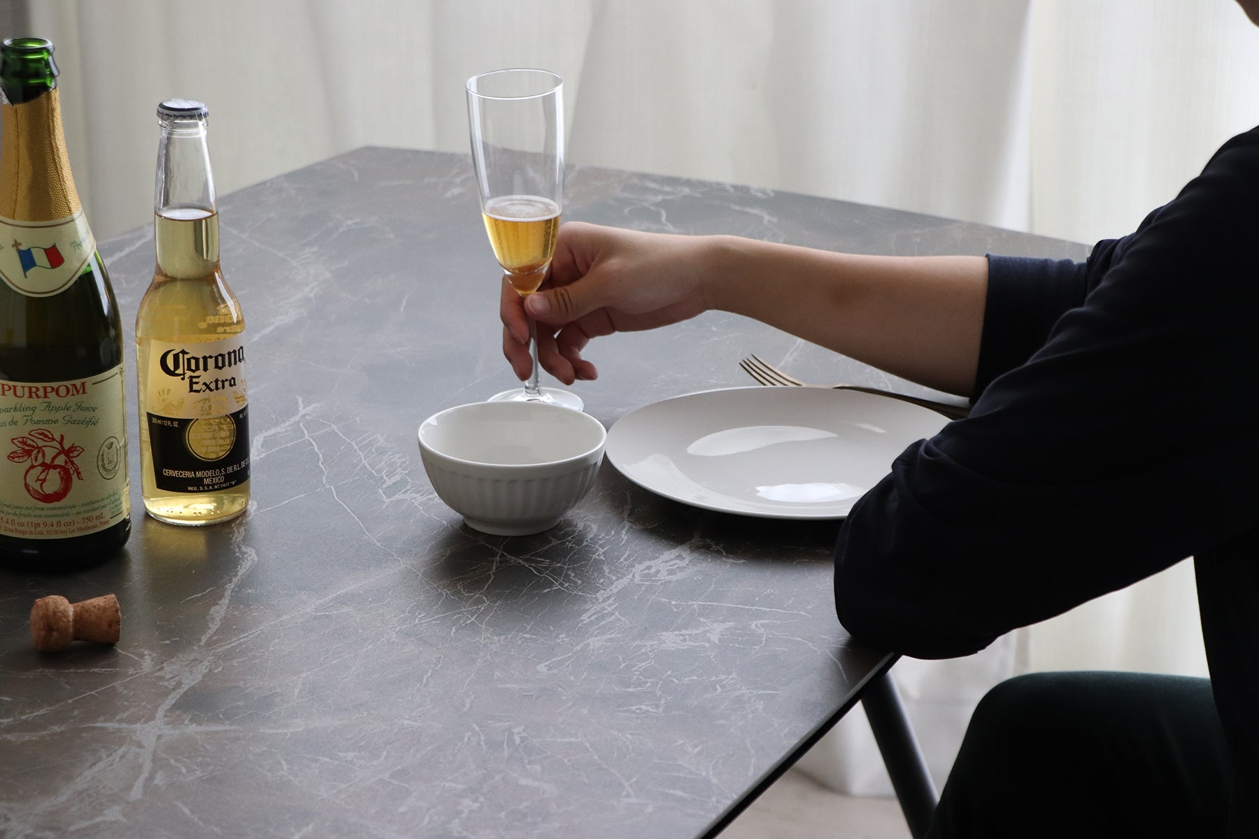 Ceramic Table 170 Darkstone
