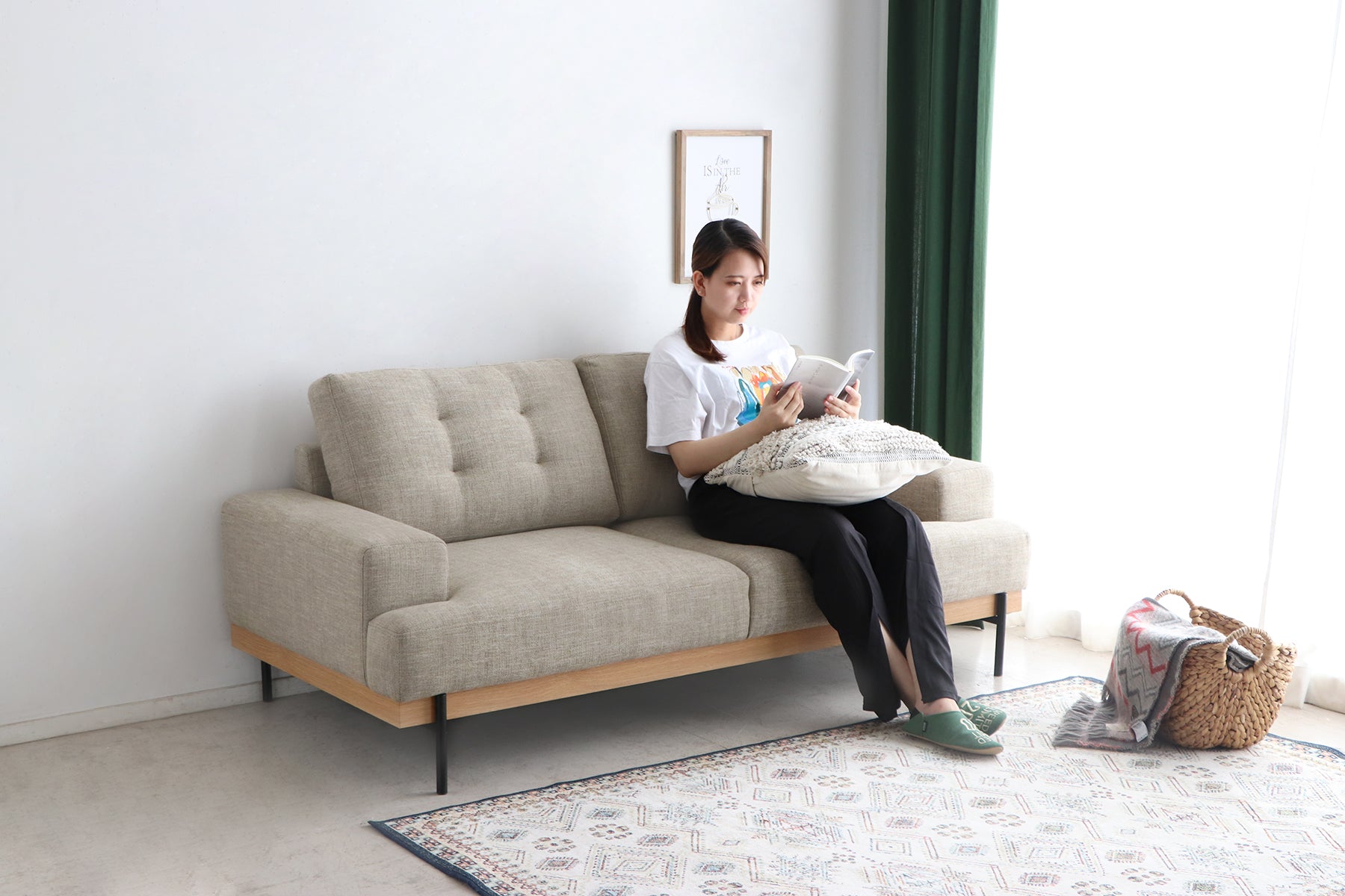 Fablic Sofa HAUTA 2P