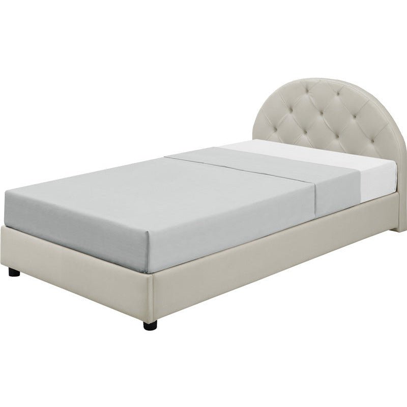 Fabric Bed Frame Roderich Round - ベッドフレーム - 4