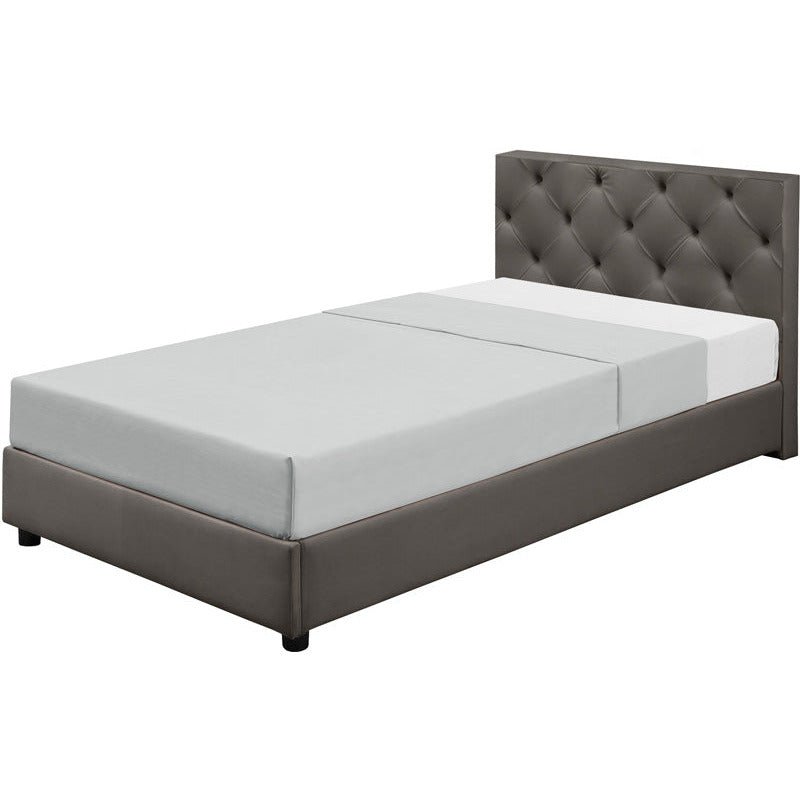 Fabric Bed Frame Roderich Square - ベッドフレーム - 6