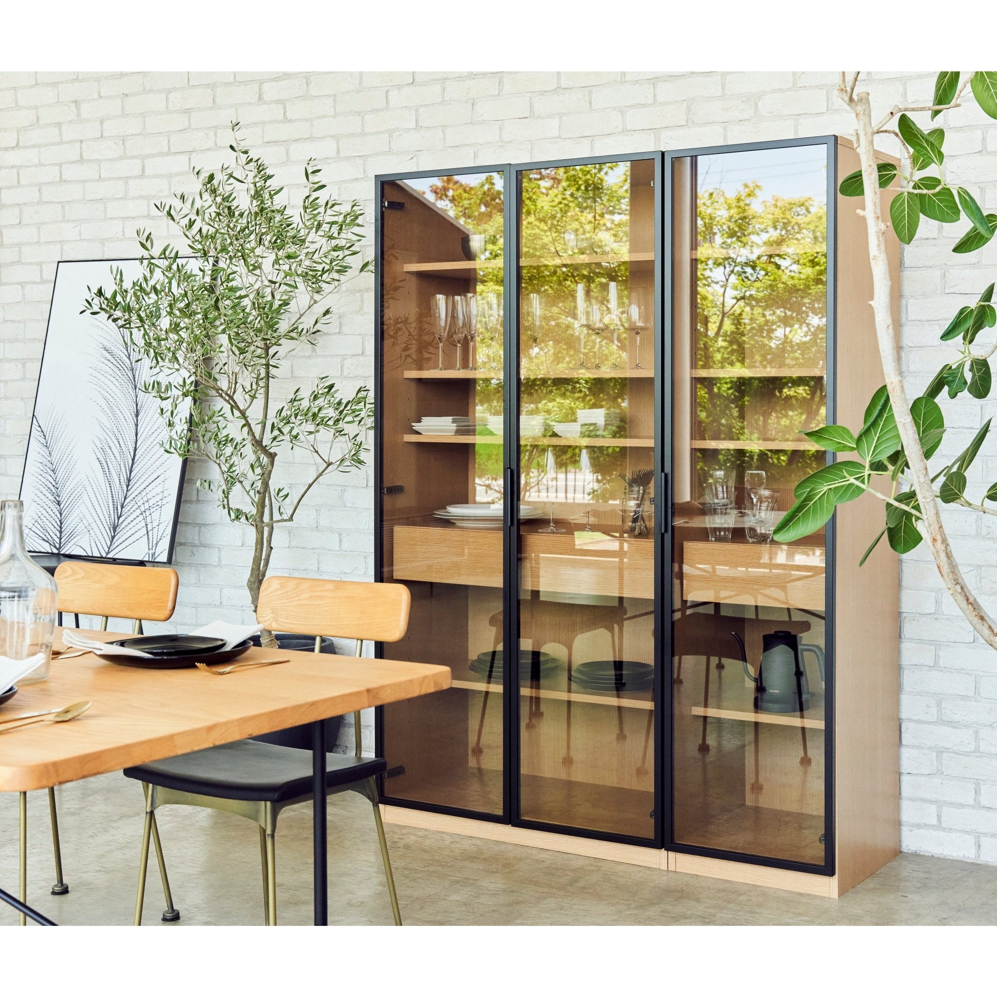 Kitchen Strage Locco 45 High NA/BR - キッチンボード - 4937294132109 - 2