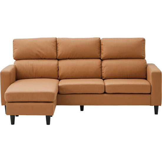 Leather Fabric Sofa Dursley 3P - カジュアルソファ - 6