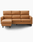 Leather Fabric Sofa Dursley 3P - カジュアルソファ - 1