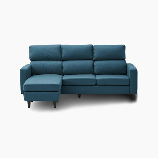 Leather Fabric Sofa Dursley 3P - カジュアルソファ - 5