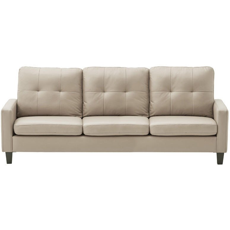 Leather Fabric Sofa Griffin 3P - カジュアルソファ - 10