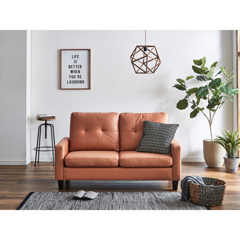 Leather Fabric Sofa Griffin 3P - カジュアルソファ - 2