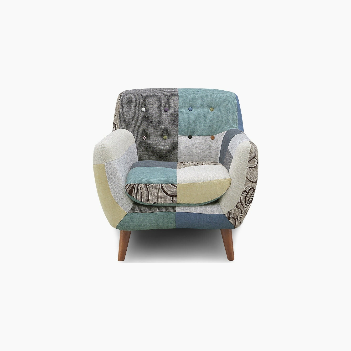 Patchwork Sofa Yolanda 1P - カジュアルソファ - 4531833090549 - 3