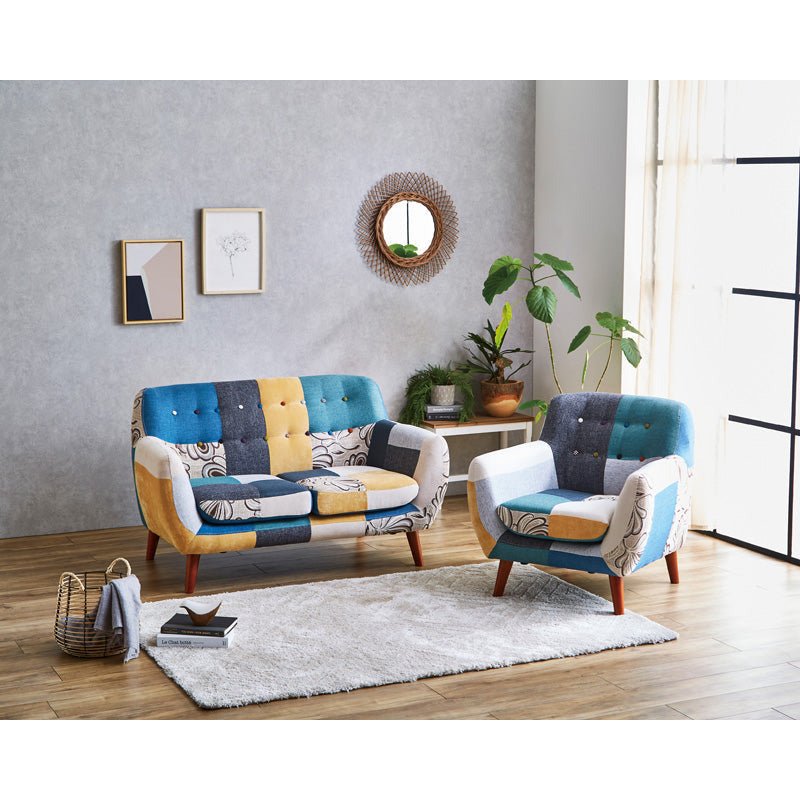 Patchwork Sofa Yolanda 3P - カジュアルソファ - 4531833090525 - 12